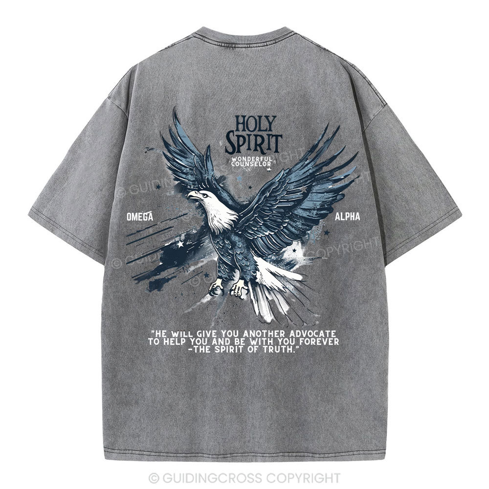Holy Spirit Christian Washed T-Shirt