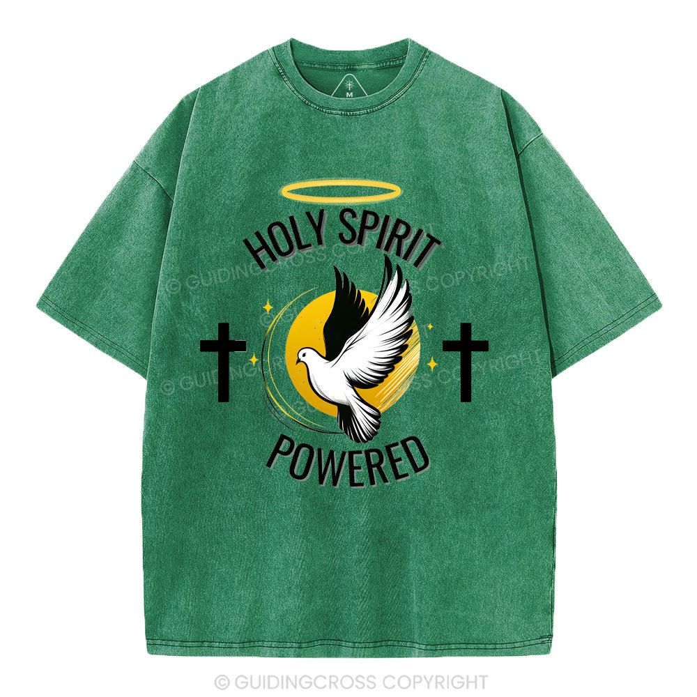 Holy Spirit Christian Washed T-Shirt