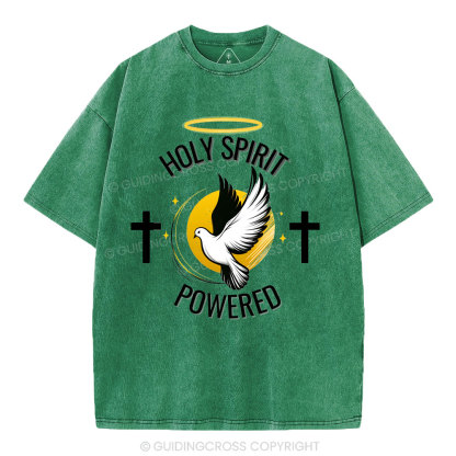 Holy Spirit Christian Washed T-Shirt