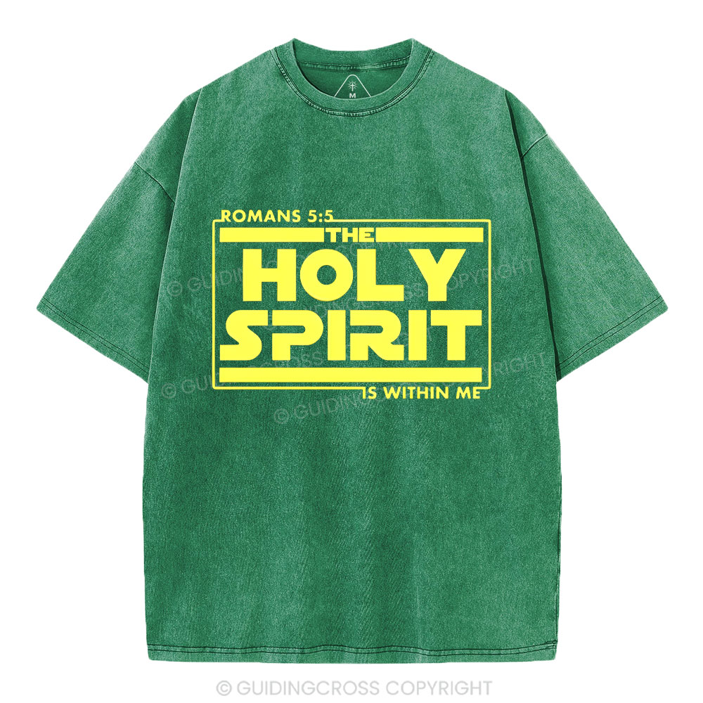 Holy Spirit Christian Washed T-Shirt