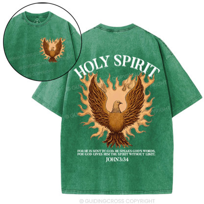 Holy Spirit Christian Washed T-Shirt
