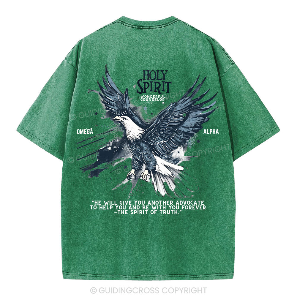 Holy Spirit Christian Washed T-Shirt