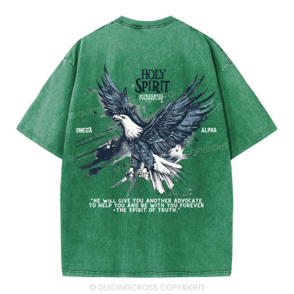Holy Spirit Christian Washed T-Shirt