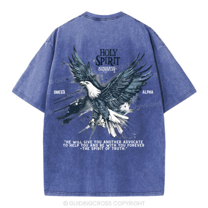Holy Spirit Christian Washed T-Shirt