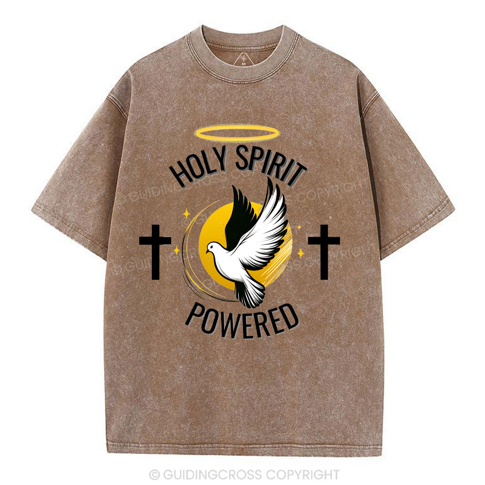 Holy Spirit Christian Washed T-Shirt
