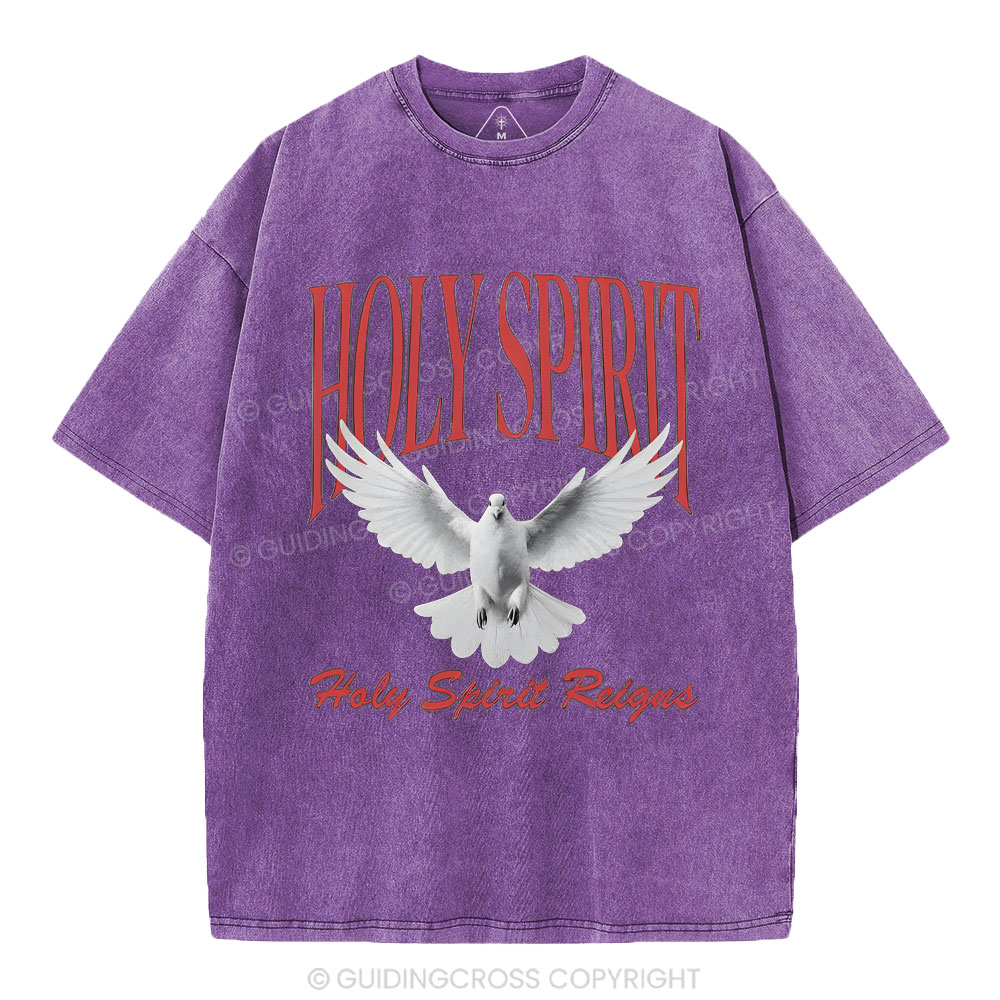 Holy Spirit Christian Washed T-Shirt