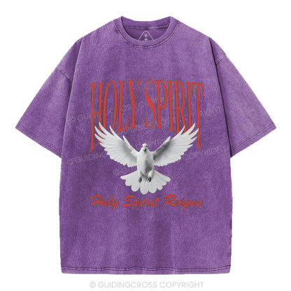 Holy Spirit Christian Washed T-Shirt