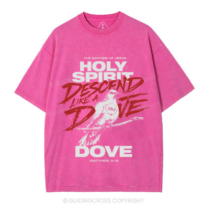 Holy Spirit Christian Washed T-Shirt