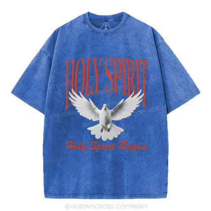 Holy Spirit Christian Washed T-Shirt