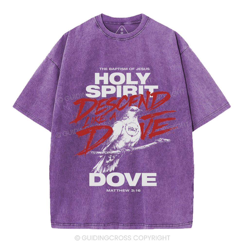 Holy Spirit Christian Washed T-Shirt