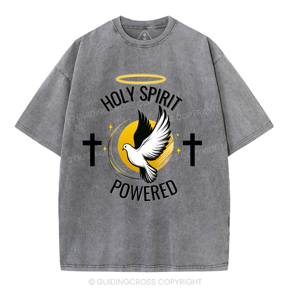 Holy Spirit Christian Washed T-Shirt