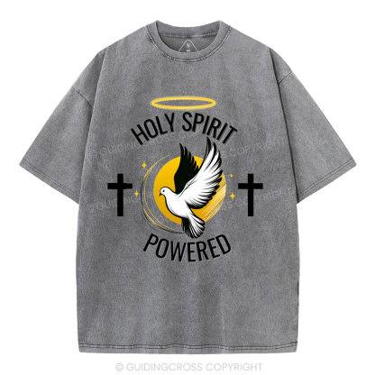 Holy Spirit Christian Washed T-Shirt