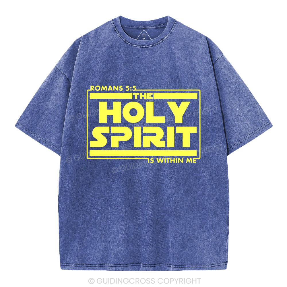 Holy Spirit Christian Washed T-Shirt