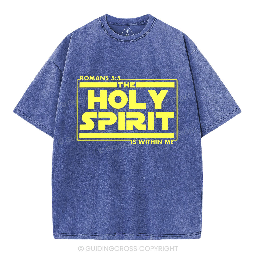 Holy Spirit Christian Washed T-Shirt