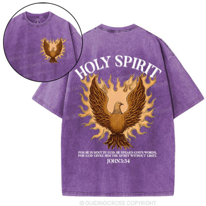 Holy Spirit Christian Washed T-Shirt