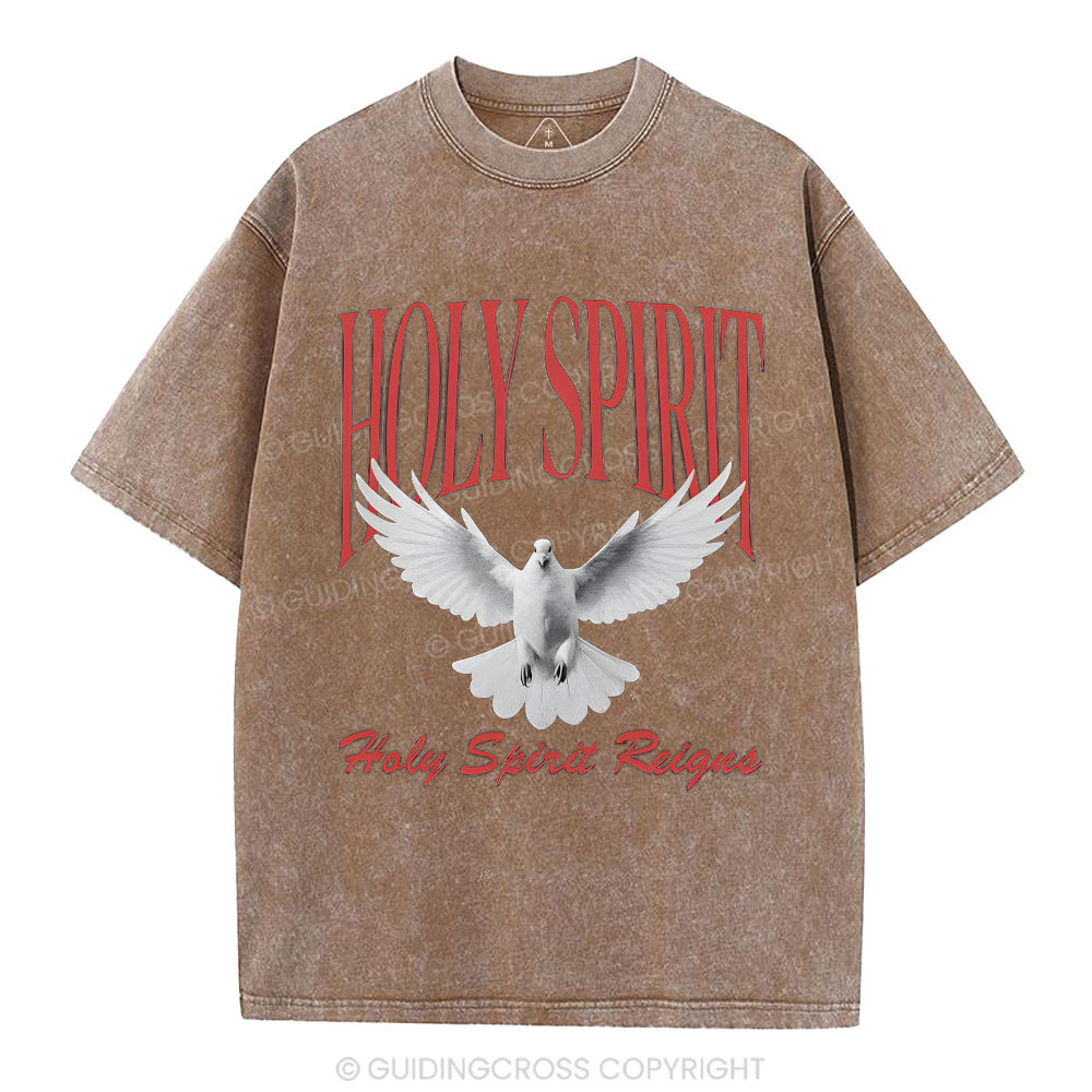 Holy Spirit Christian Washed T-Shirt