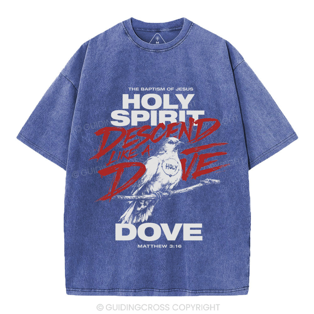 Holy Spirit Christian Washed T-Shirt
