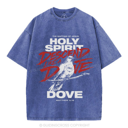 Holy Spirit Christian Washed T-Shirt