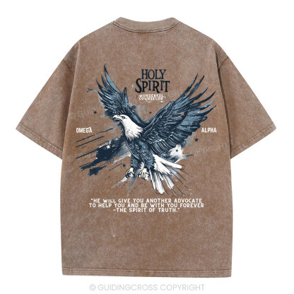 Holy Spirit Christian Washed T-Shirt