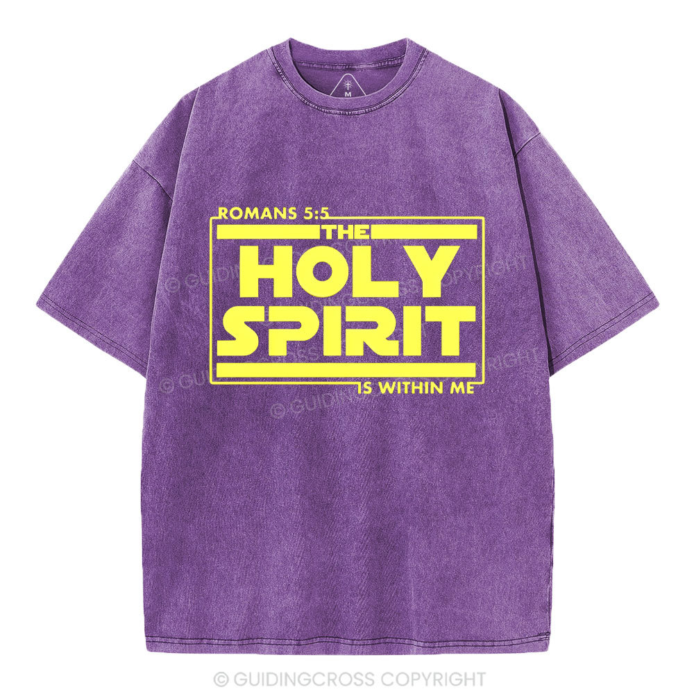Holy Spirit Christian Washed T-Shirt