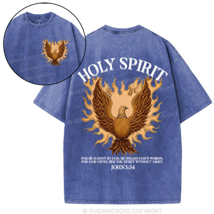 Holy Spirit Christian Washed T-Shirt