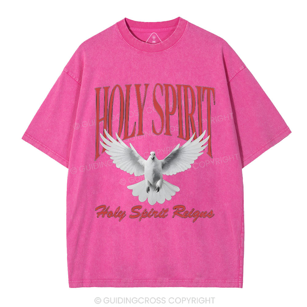Holy Spirit Christian Washed T-Shirt