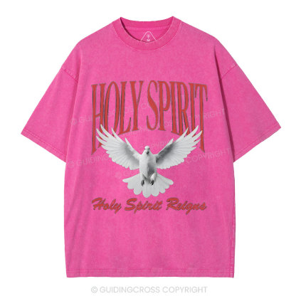 Holy Spirit Christian Washed T-Shirt
