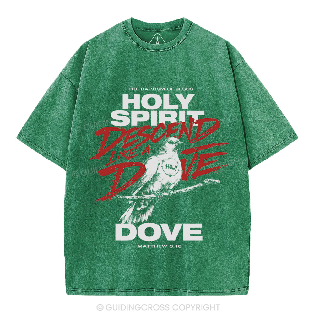 Holy Spirit Christian Washed T-Shirt
