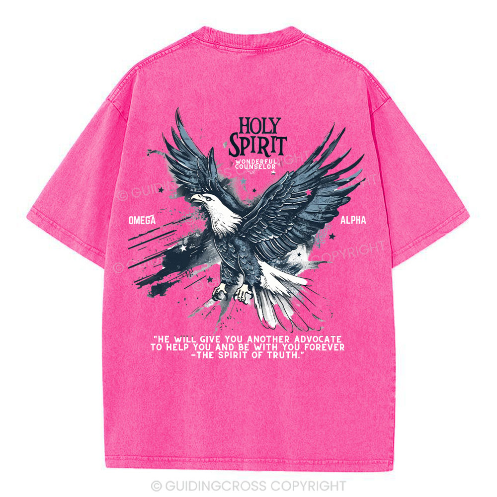 Holy Spirit Christian Washed T-Shirt