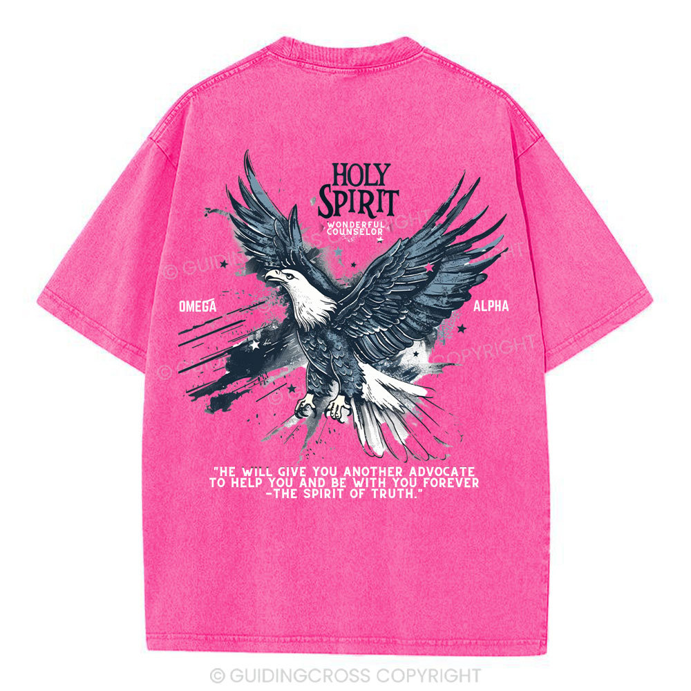 Holy Spirit Christian Washed T-Shirt