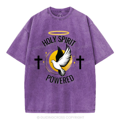 Holy Spirit Christian Washed T-Shirt
