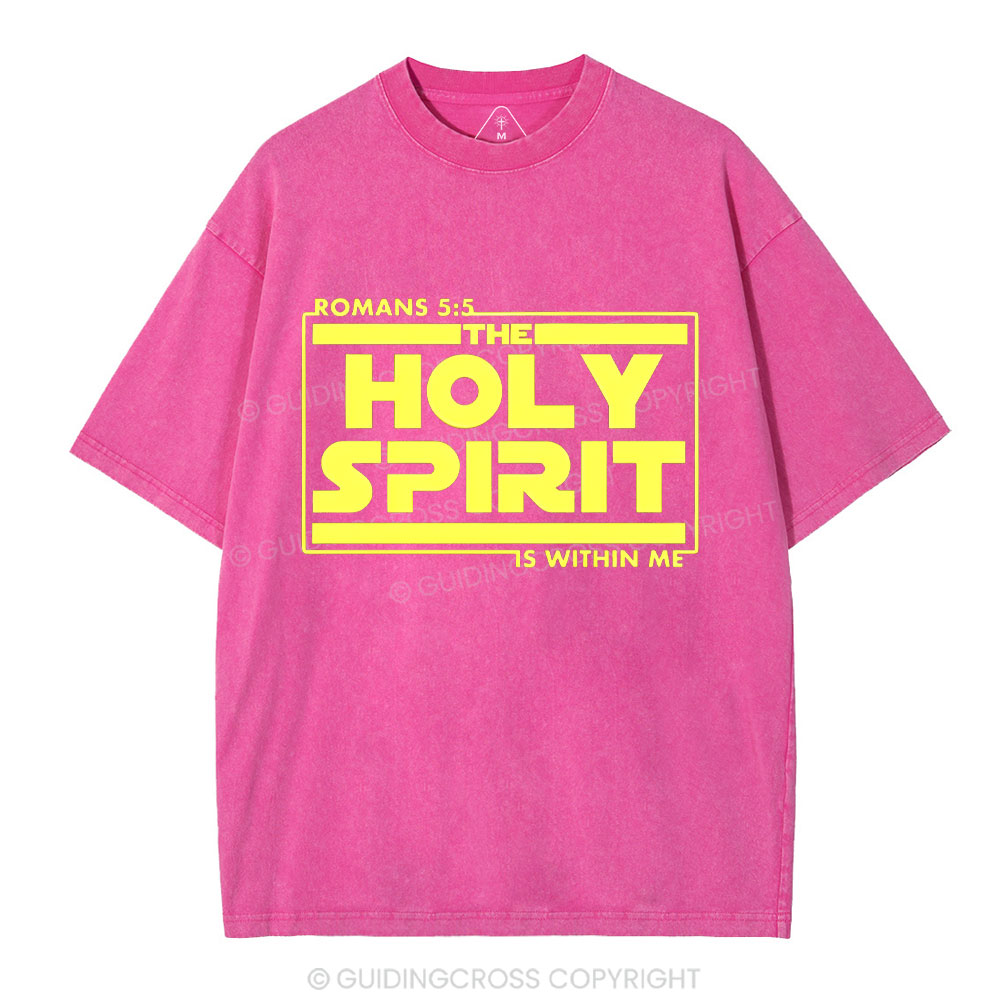 Holy Spirit Christian Washed T-Shirt