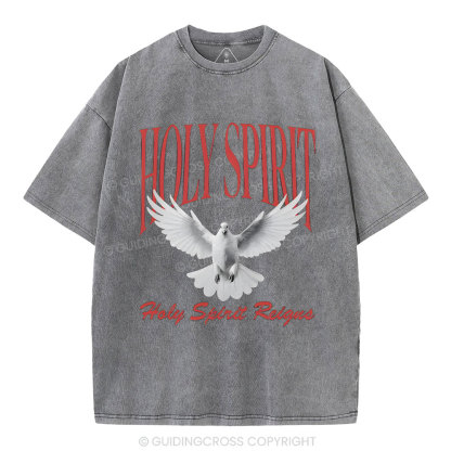 Holy Spirit Christian Washed T-Shirt