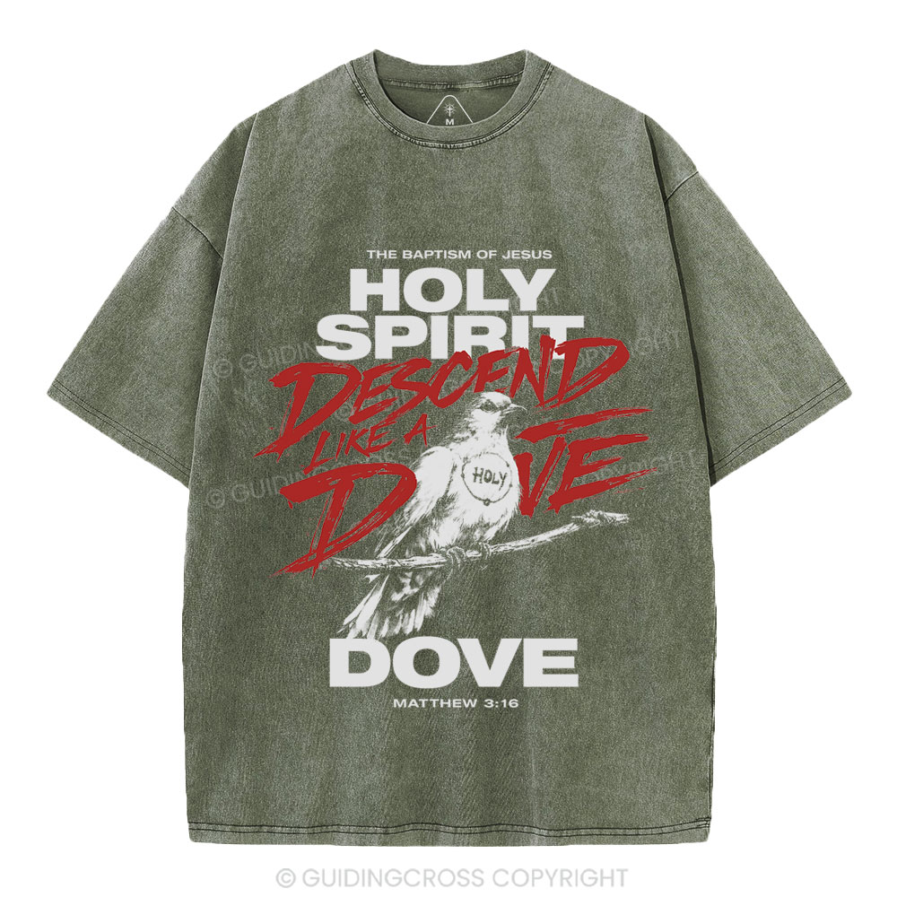 Holy Spirit Christian Washed T-Shirt