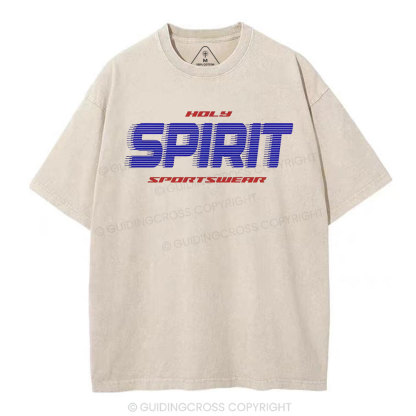Holy Spirit Christian Washed T-Shirt