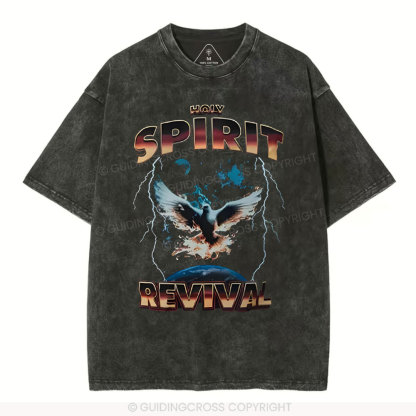 Holy Spirit Christian Washed T-Shirt