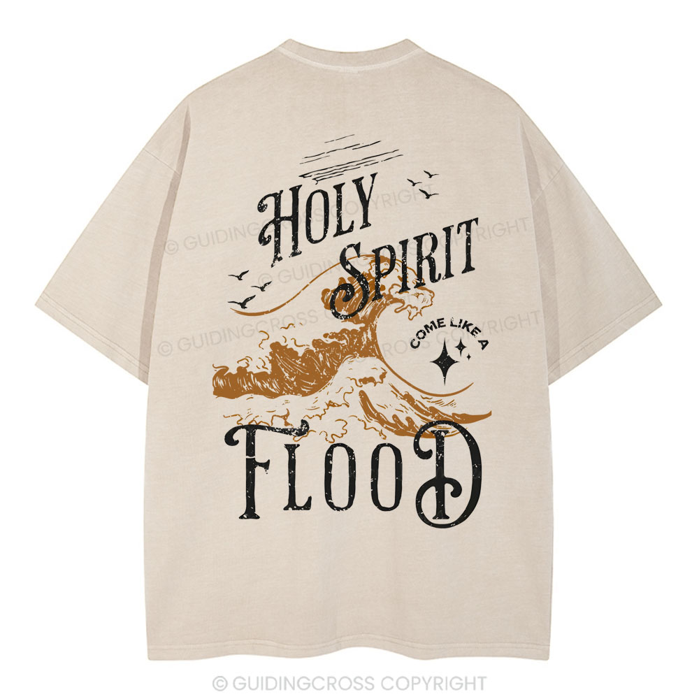 Holy Spirit Christian Washed T-Shirt