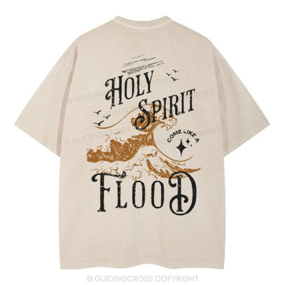 Holy Spirit Christian Washed T-Shirt