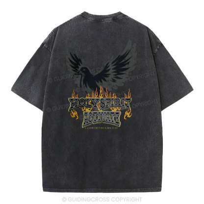 Holy Spirit Christian Washed T-Shirt