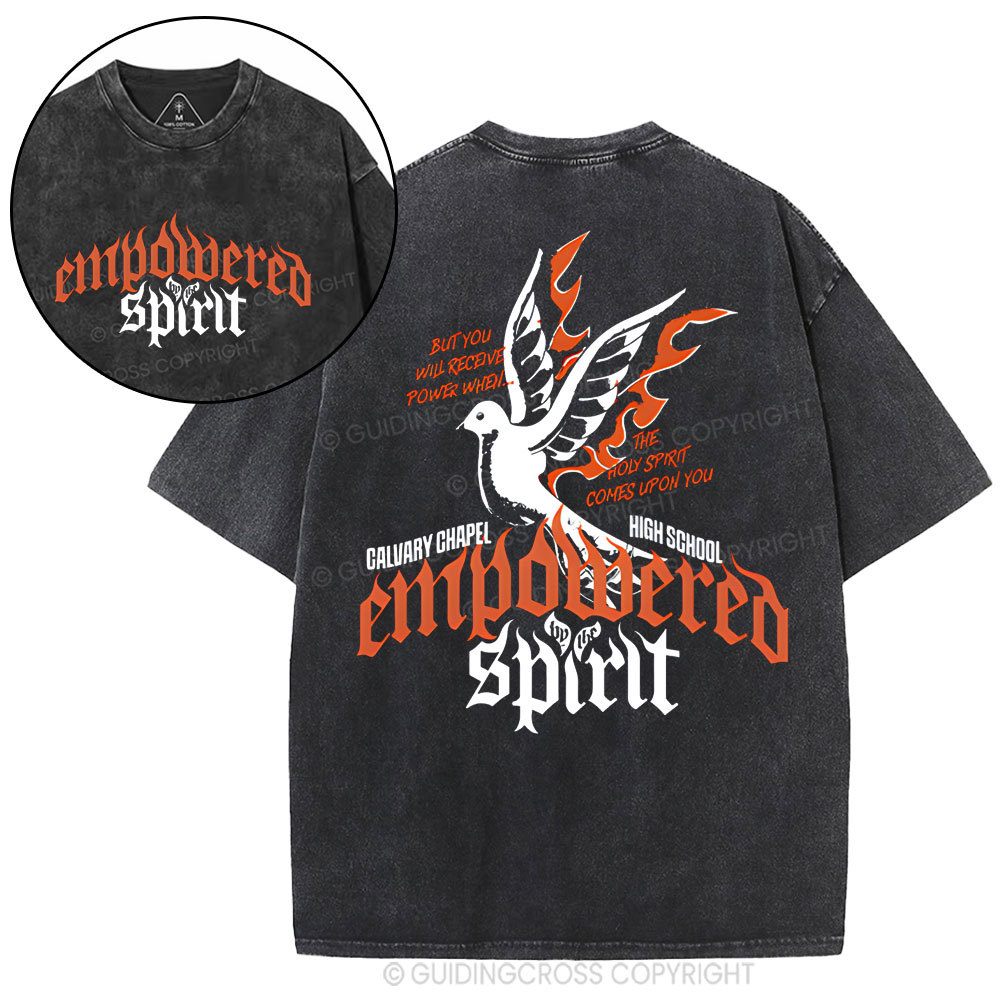 Holy Spirit Christian Washed T-Shirt