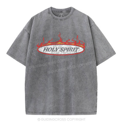 Holy Spirit Christian Washed T-Shirt