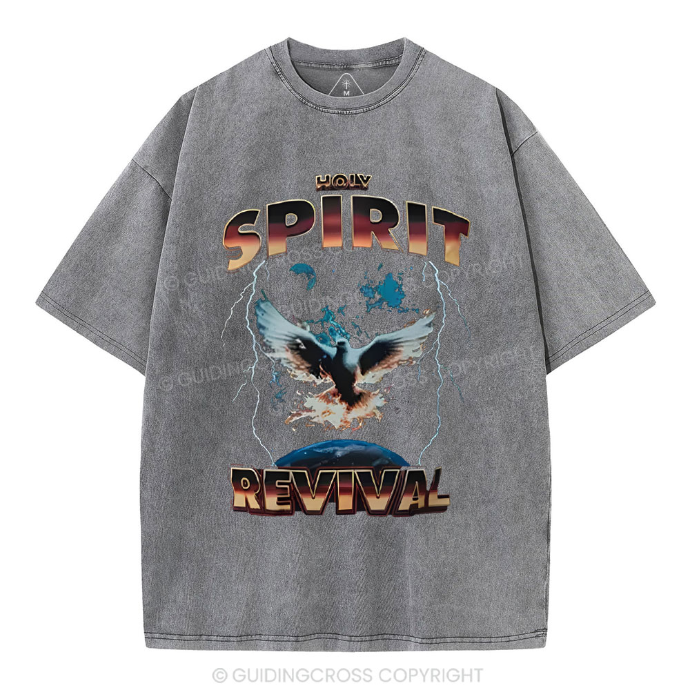 Holy Spirit Christian Washed T-Shirt