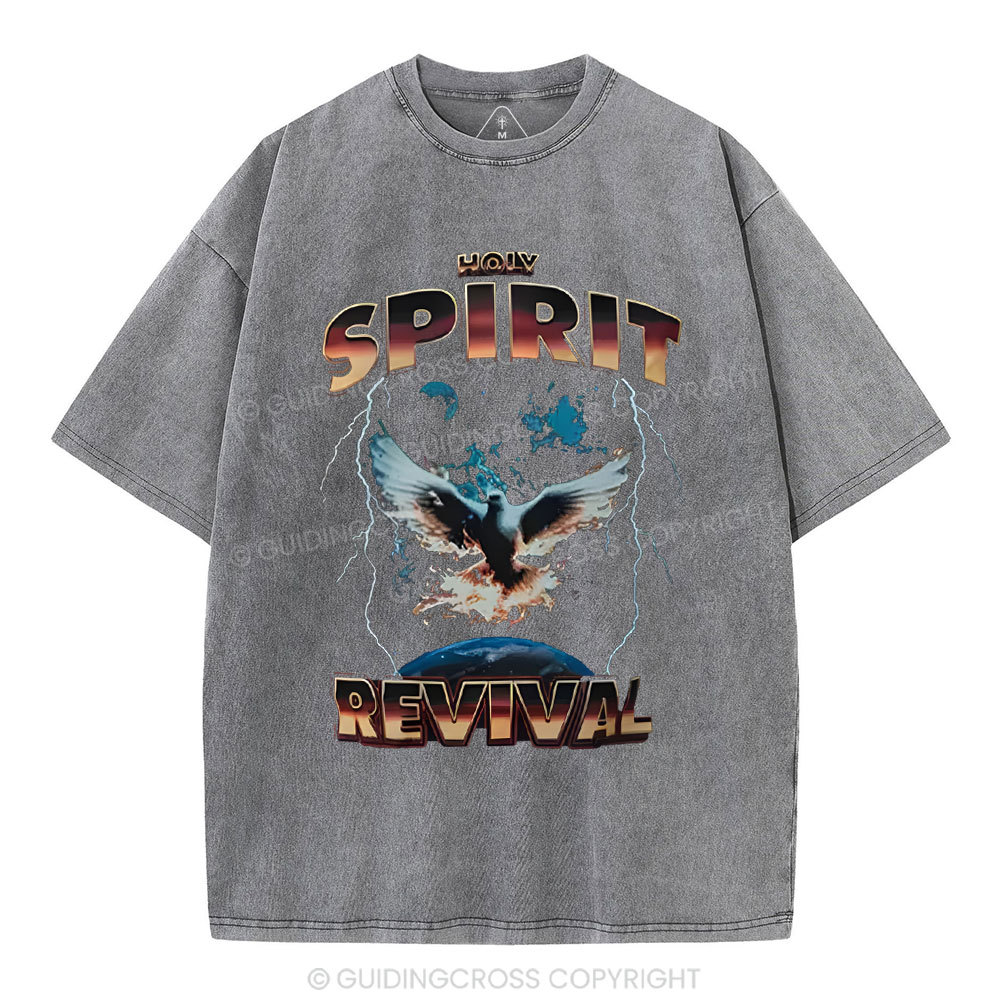 Holy Spirit Christian Washed T-Shirt