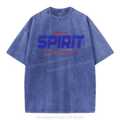 Holy Spirit Christian Washed T-Shirt