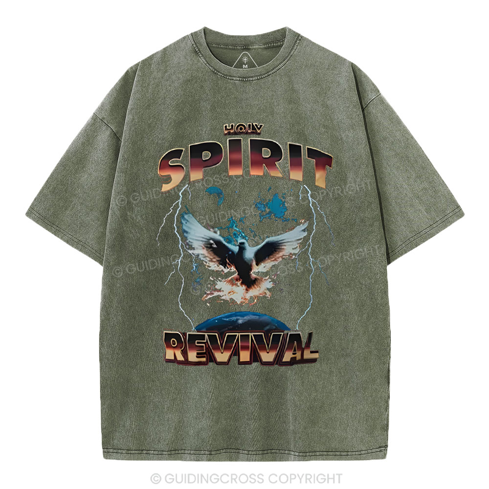 Holy Spirit Christian Washed T-Shirt
