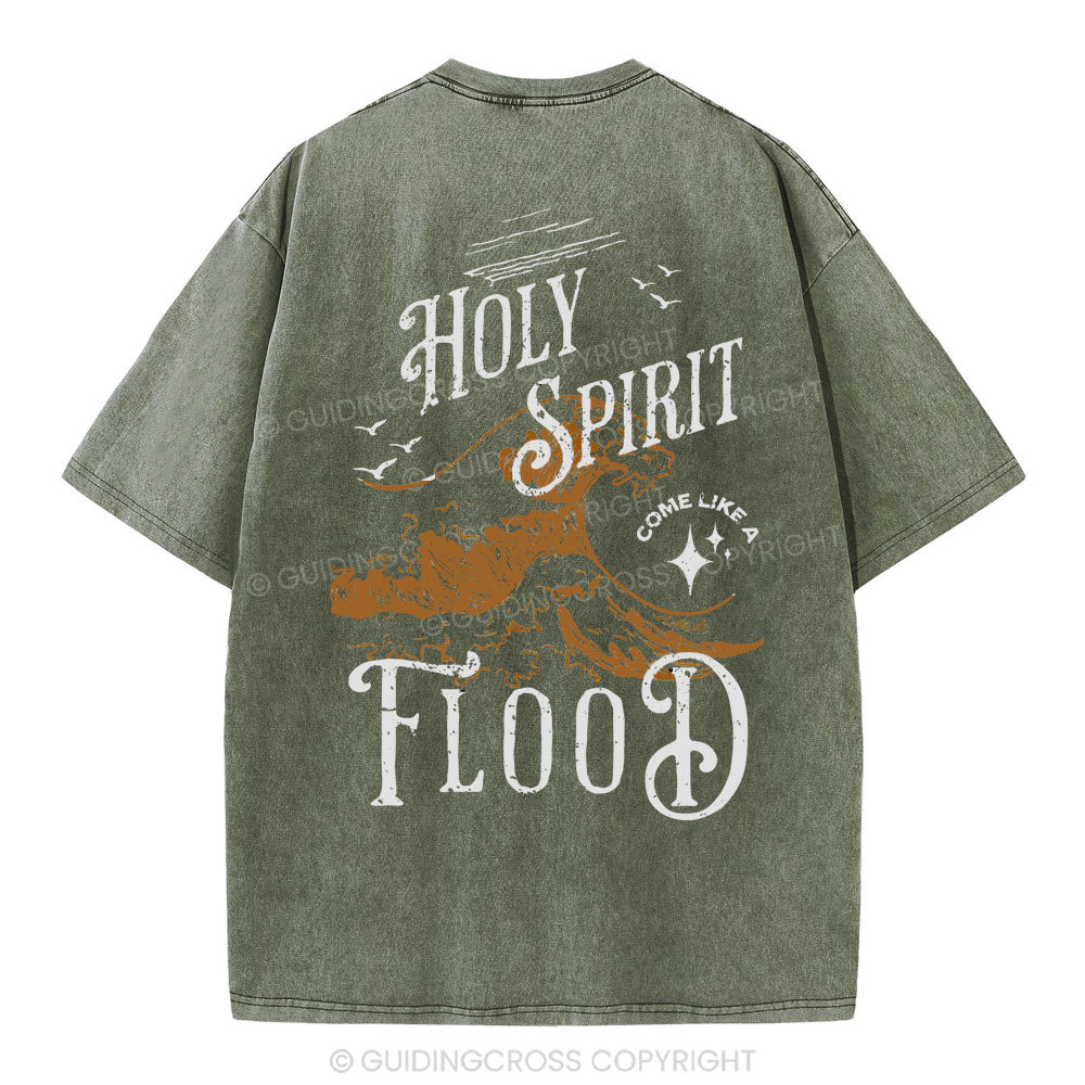 Holy Spirit Christian Washed T-Shirt