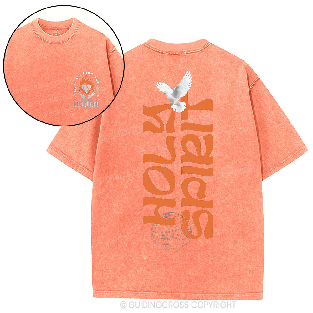 Holy Spirit Christian Washed T-Shirt