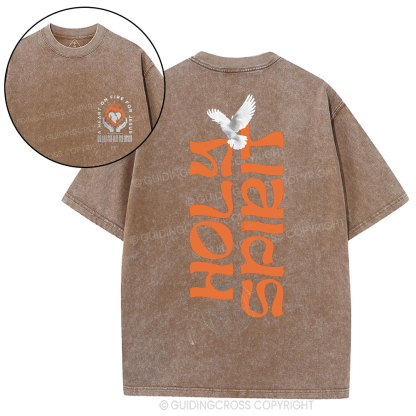 Holy Spirit Christian Washed T-Shirt