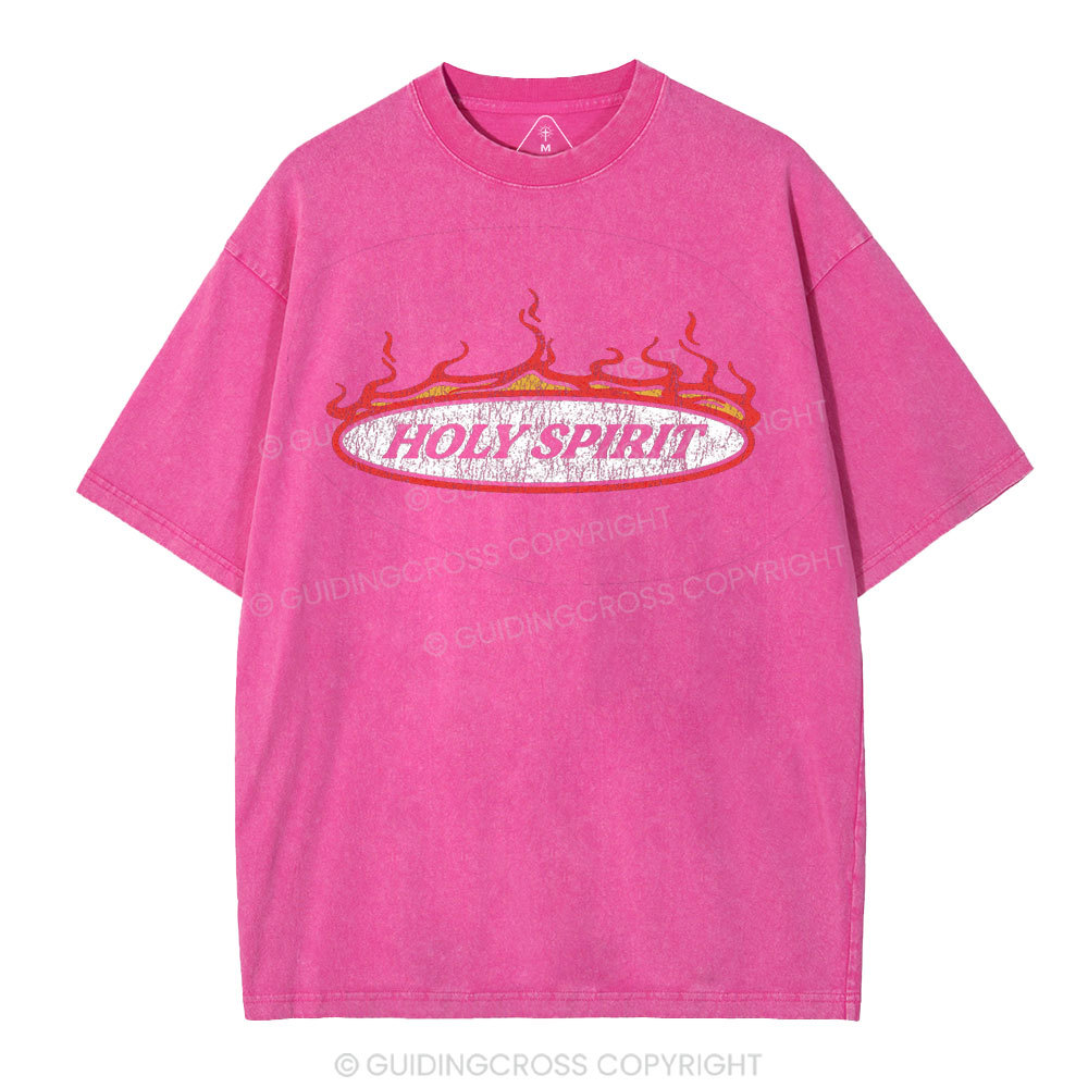 Holy Spirit Christian Washed T-Shirt