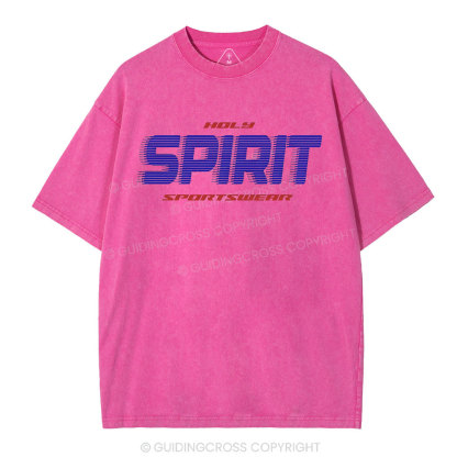 Holy Spirit Christian Washed T-Shirt